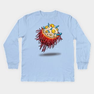 Rowdy rambutan Kids Long Sleeve T-Shirt